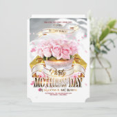 Bonne carte de voeux pour la fête des mères (Debout devant)