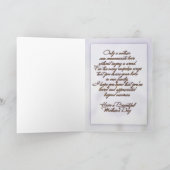 Bonne carte de voeux pour la fête des mères (Intérieur)