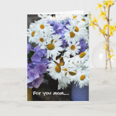 Bonne carte de voeux pour la fête des mères (Fleur jaune)