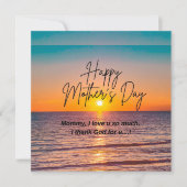 Bonne carte de voeux pour la fête des mères (Devant)