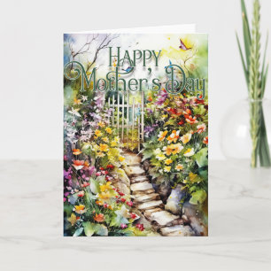 Bonne carte de voeux pour la fête des mères - Joli