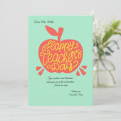 Bonne carte de voeux pour la journée de l'enseigna (Debout devant)