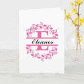 Bonne carte de voeux pour la Personnaliser d'anniv (Fleur jaune)