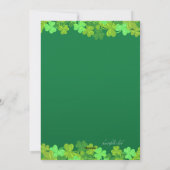 Bonne carte de voeux pour la Saint Patrick (Dos)