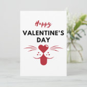 Bonne carte de voeux pour la Saint-Valentin (Debout devant)