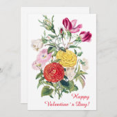 Bonne carte de voeux pour la Saint-Valentin (Devant / Derrière)