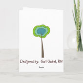 Bonne carte de voeux pour la semaine des infirmièr (Dos)