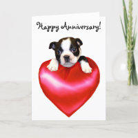 Bonne carte de voeux pour l'anniversaire de Boston