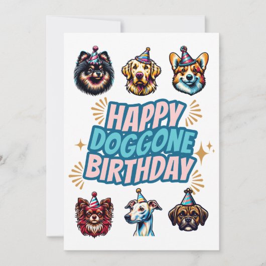 Bonne carte de voeux pour l'anniversaire de Doggon (Devant)