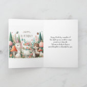 Bonne carte de voeux pour l'anniversaire Sweet Gra (Intérieur)