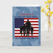 Bonne carte de voeux pour le Jour de l'Indépendanc (Fleur jaune)