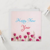 BONNE Carte de voeux pour le NOUVEL AN (Devant/Arrière en situation)