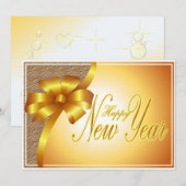 Bonne carte de voeux pour le Nouvel An (Devant / Derrière)