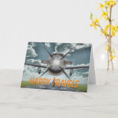 Bonne carte de voeux voyage (Fleur jaune)