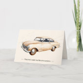 Bonne carte de voiture Fête des pères (Devant)