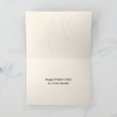 Bonne carte de voiture Fête des pères (Intérieur)