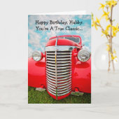 Bonne carte de voiture mariée True Classic (Fleur jaune)