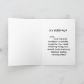 Bonne carte d'humour d'anniversaire (Intérieur)