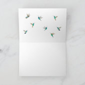 Bonne carte d'oiseau d'anniversaire (Intérieur)