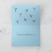 Bonne carte d'oiseau d'anniversaire (Intérieur)