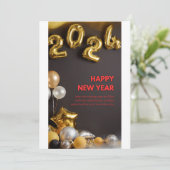 Bonne carte du Nouvel An (Debout devant)