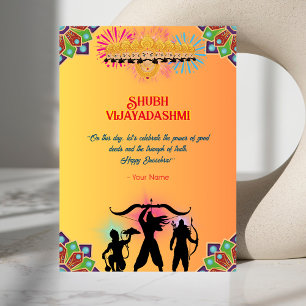Bonne carte Dussehra Vijayadashmi