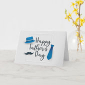 Bonne carte Fête des pères (Fleur jaune)