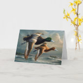 Bonne carte Fête des pères (Fleur jaune)