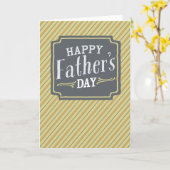 Bonne carte Fête des pères (Fleur jaune)