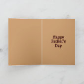 Bonne carte Fête des pères (Intérieur)