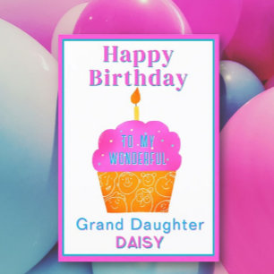 Bonne carte fille anniversaire Grand