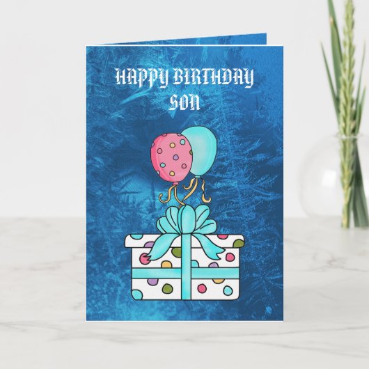 BONNE carte FILS ANNIVERSAIRE (Devant)