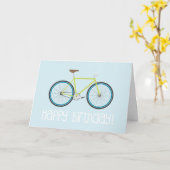 Bonne carte fixe d'anniversaire (Fleur jaune)