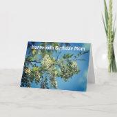 Bonne carte Fleur de Criquet d'Oiseau Maman (Devant)