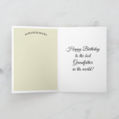 Bonne carte grand-père d'anniversaire (Intérieur)