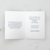 Bonne carte grand-père vétéran d'anniversaire (Intérieur)