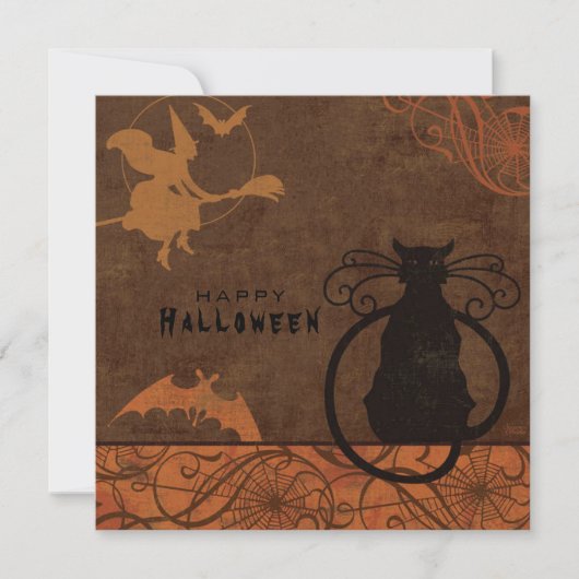 Bonne carte Halloween (Devant)