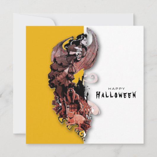 Bonne carte Halloween (Devant)
