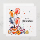 Bonne carte Halloween (Devant / Derrière)