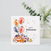 Bonne carte Halloween (Debout devant)