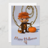 Bonne carte Halloween (Devant / Derrière)