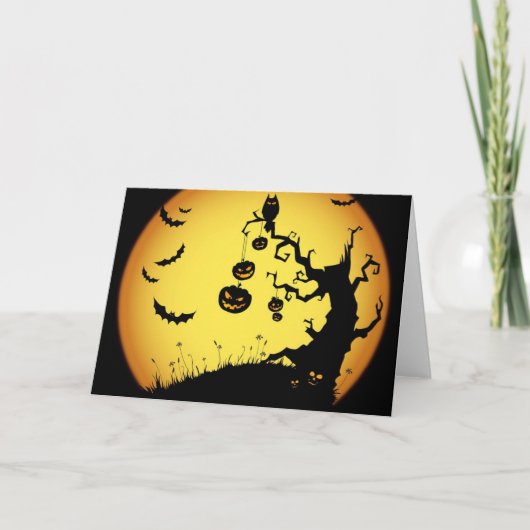 Bonne carte Halloween (Devant)