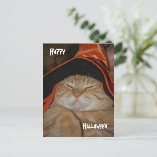 Bonne carte Halloween-Post (Debout devant)