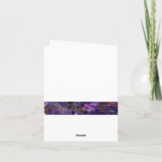 Bonne carte Hanoukka Menorah (Dos)