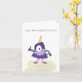 Bonne carte humaine (Fleur jaune)