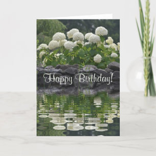 Bonne carte Hydrangea anniversaire