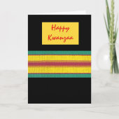 Bonne carte Kwanzaa (Devant)