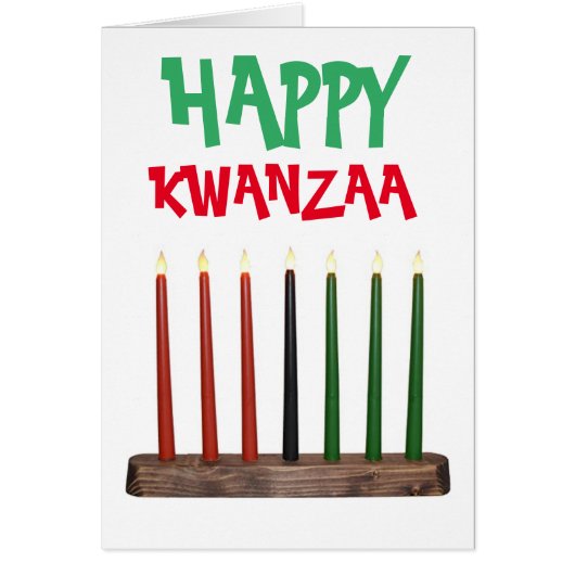 Bonne carte Kwanzaa (Devant)