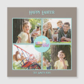 Bonne carte magnétique de voeux de Pâques (Devant)