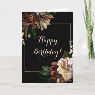 Bonne carte Magnolia d'anniversaire